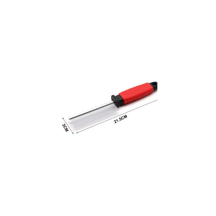 Pet Grooming Comb, 21.5 × 3 cm