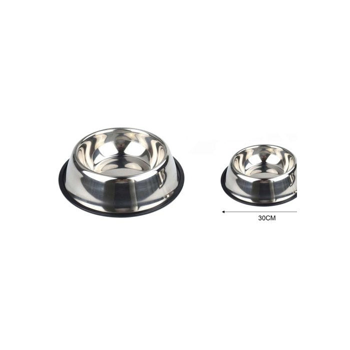 Stainless Steel Pet Bowl, 30 cm