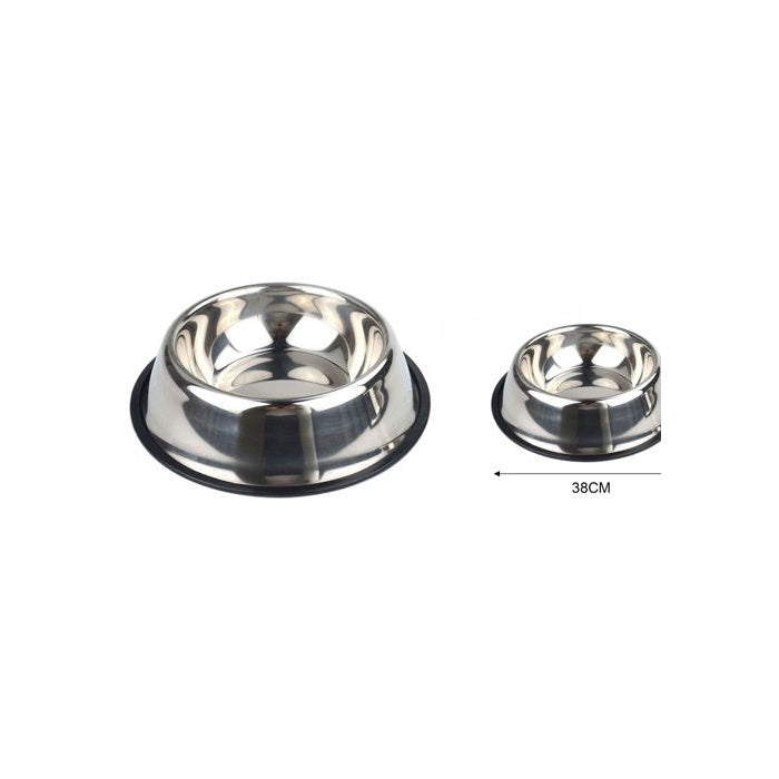 Stainless Steel Pet Bowl, 38 cm