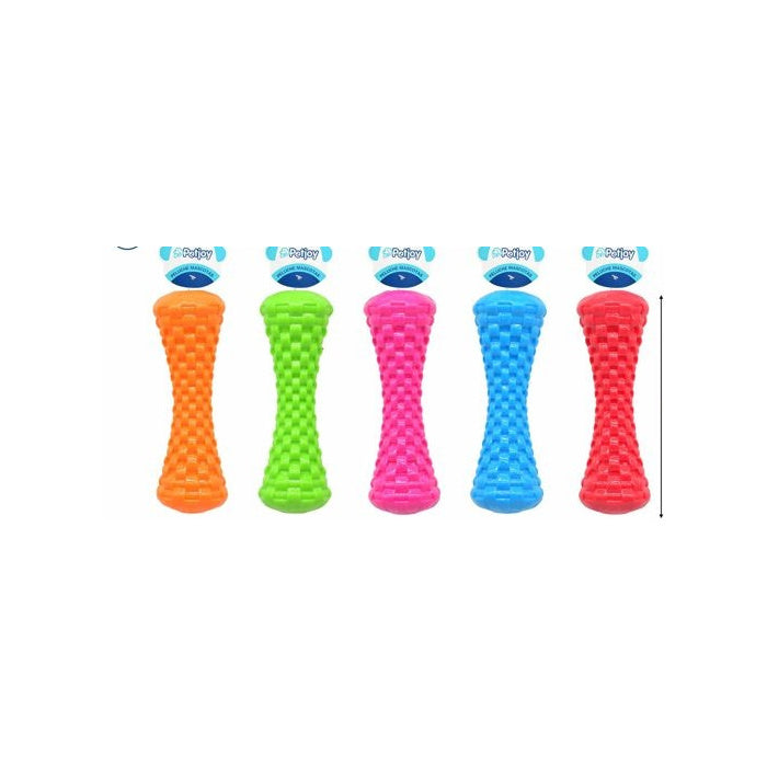 Squeaky Cylinder Dog Toy, 15 cm