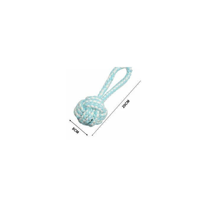 Single-Loop Hanging Ball Dog Toy, 20 × 8 cm