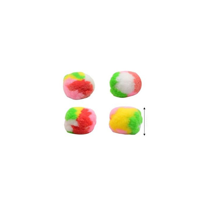 Plush Ball Cat Toy, 4.5 cm