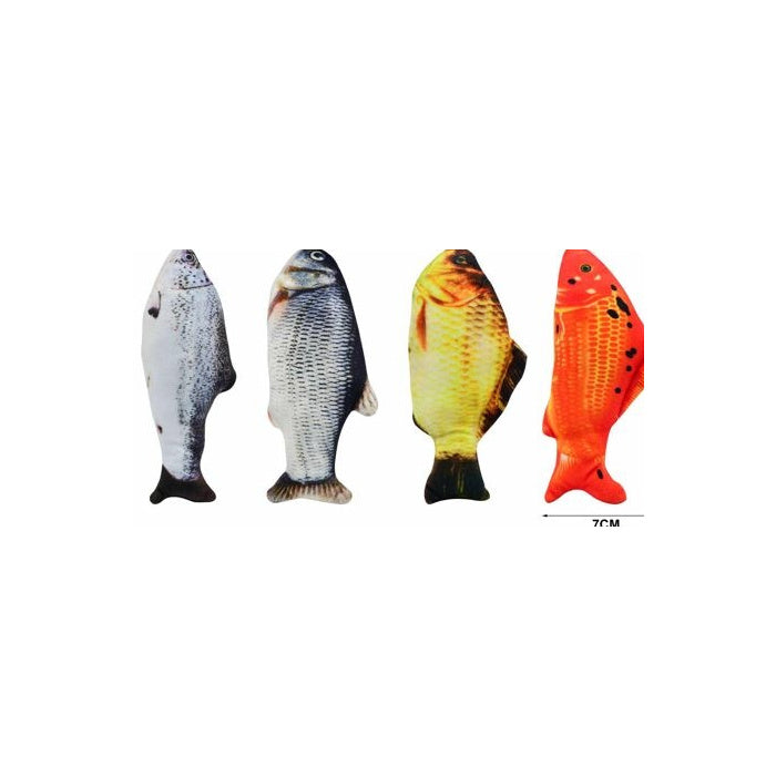 小鱼猫玩具 7.9 × 2.8 英寸（20 × 7 cm）（款式随机）