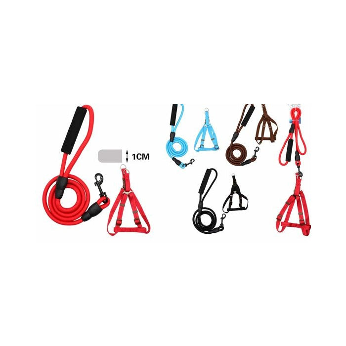 Pet Harness with Leash, 1 cm