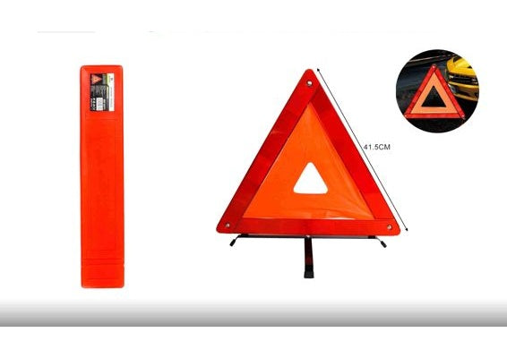 ZB-1003C Car Warning Triangle, 16.9 × 1.4 in