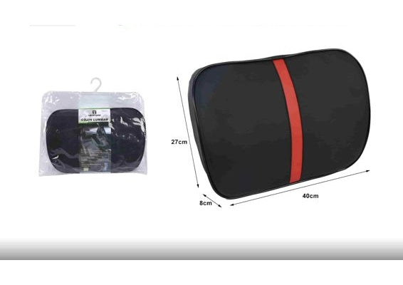 Car Lumbar Support Cushion, Black