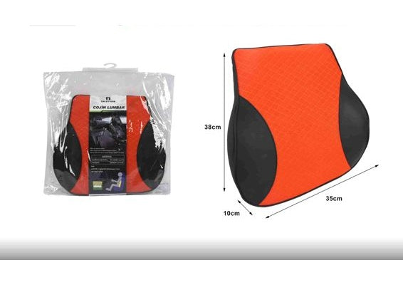 Car Lumbar Support Cushion, Black
