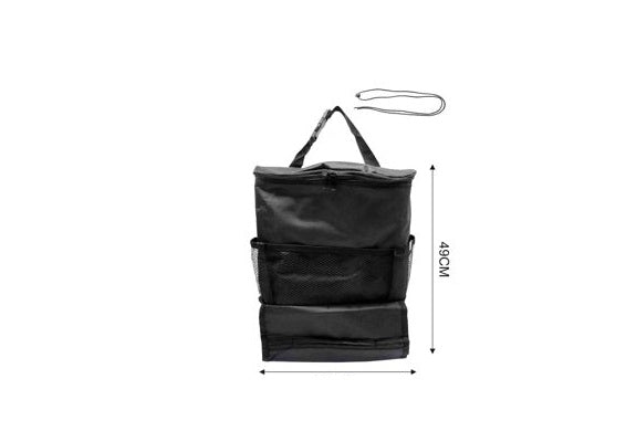 Car Seat-Back Organizer with Cooler Bag