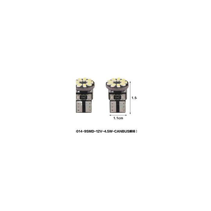 T10 LED Car Bulb, 12V