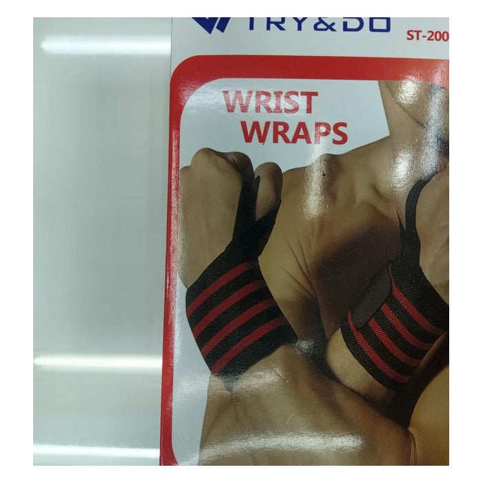 Weightlifting Wrist Wraps - 1 pair
