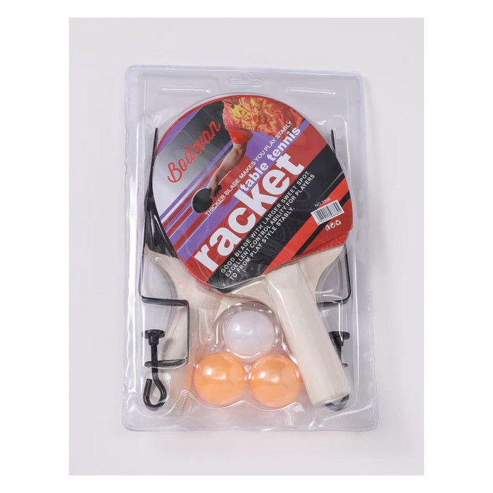 Table Tennis Set - 2 Paddles + 3 Balls