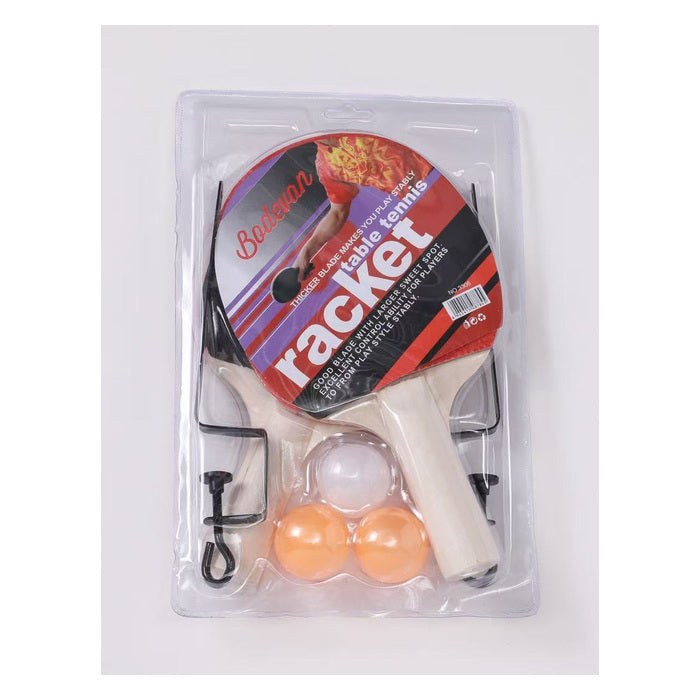 Table Tennis Set - 2 Paddles + 3 Balls