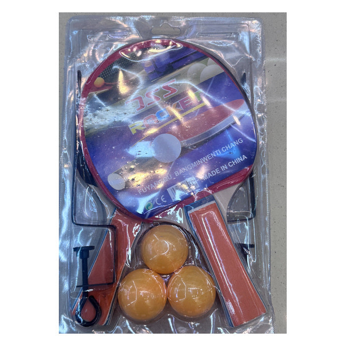 Portable Table Tennis Net Set - Portable net + 2 paddles + balls / set