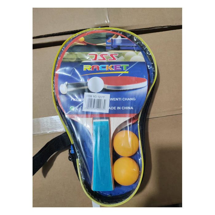 Table Tennis Set - 2 Paddles + 3 Balls
