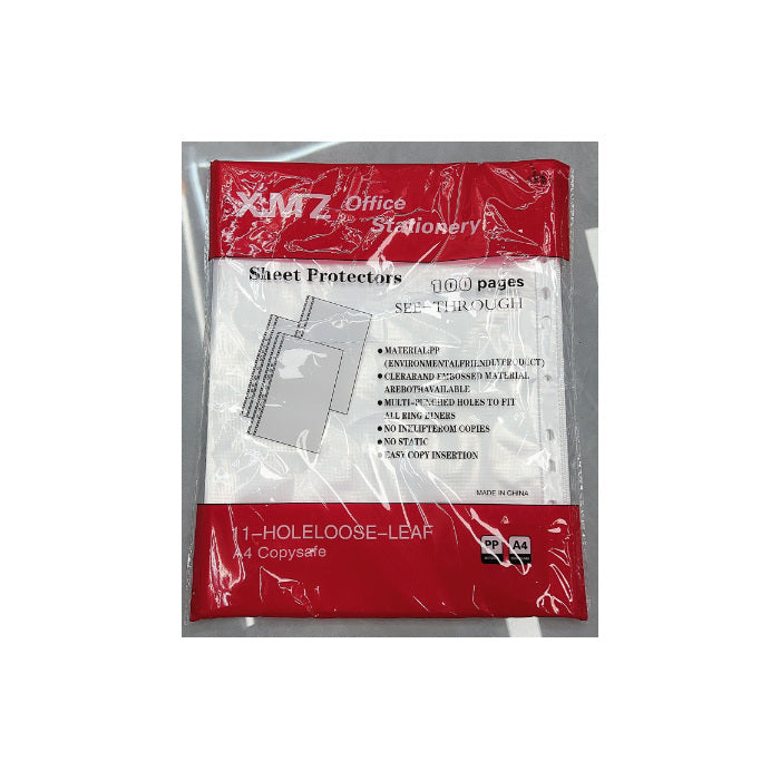 Sheet Protector Pack - 100 pcs