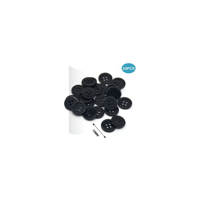 Buttons, 24 pcs