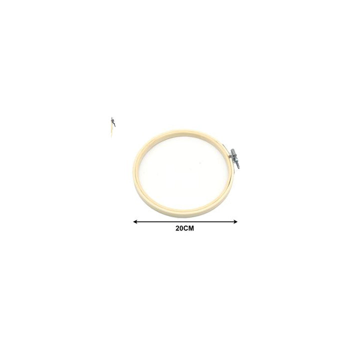 Bamboo Embroidery Hoop, 20 cm