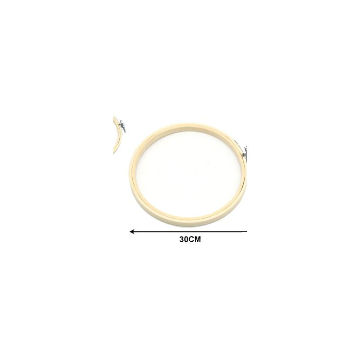 Bamboo Embroidery Hoop, 30 cm