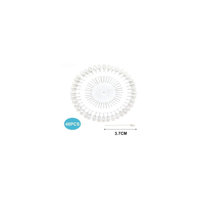 Pearl Head Pins, 40 pcs