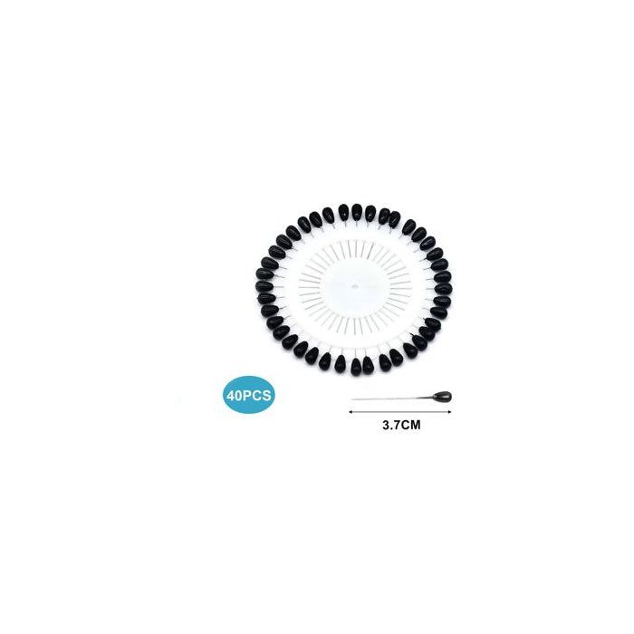 Pearl Head Pins, 40 pcs