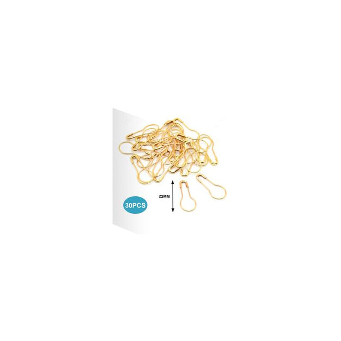 Pear-Shaped Safety Pins