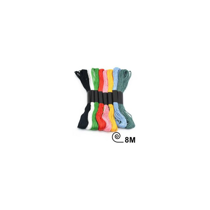 Embroidery Floss, 8 pcs