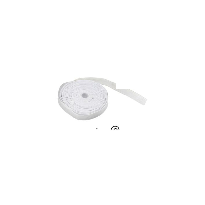 White Flat Elastic Band
