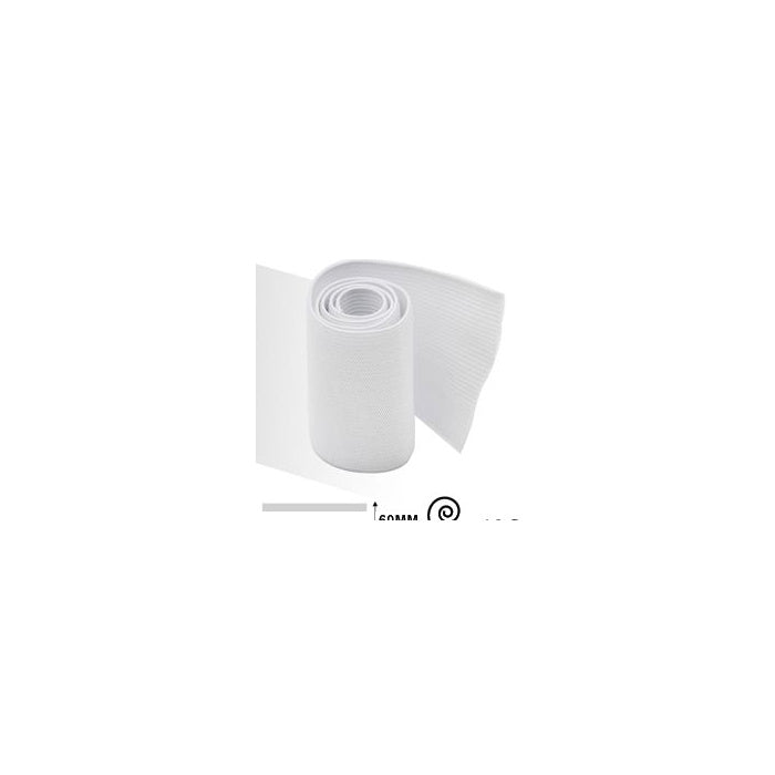 White Flat Elastic Band