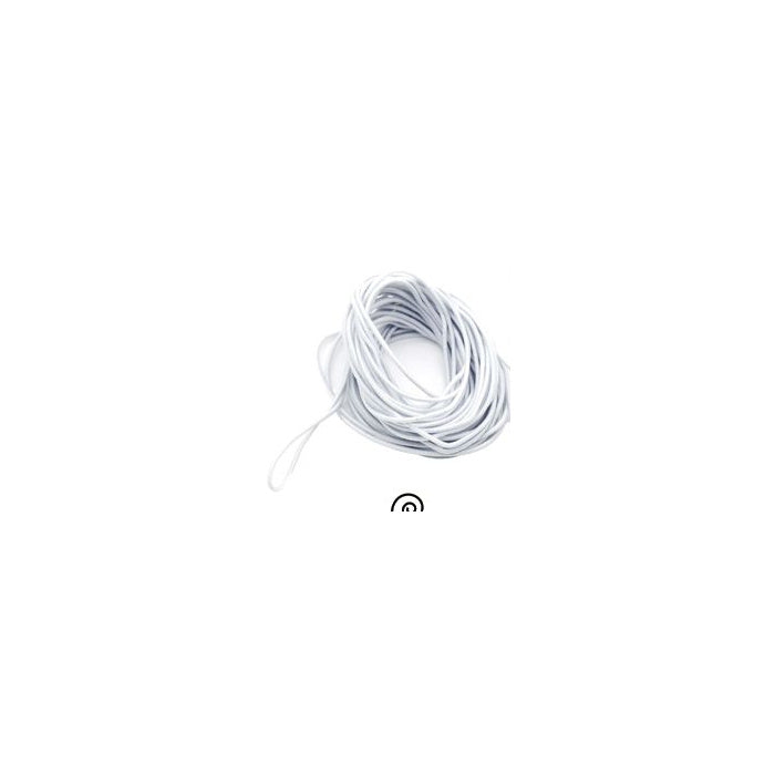 White Round Elastic Cord