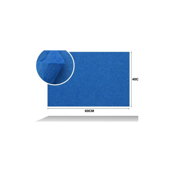 Cobalt Blue Felt Sheet, 40 × 60 cm, 1 mm thickness