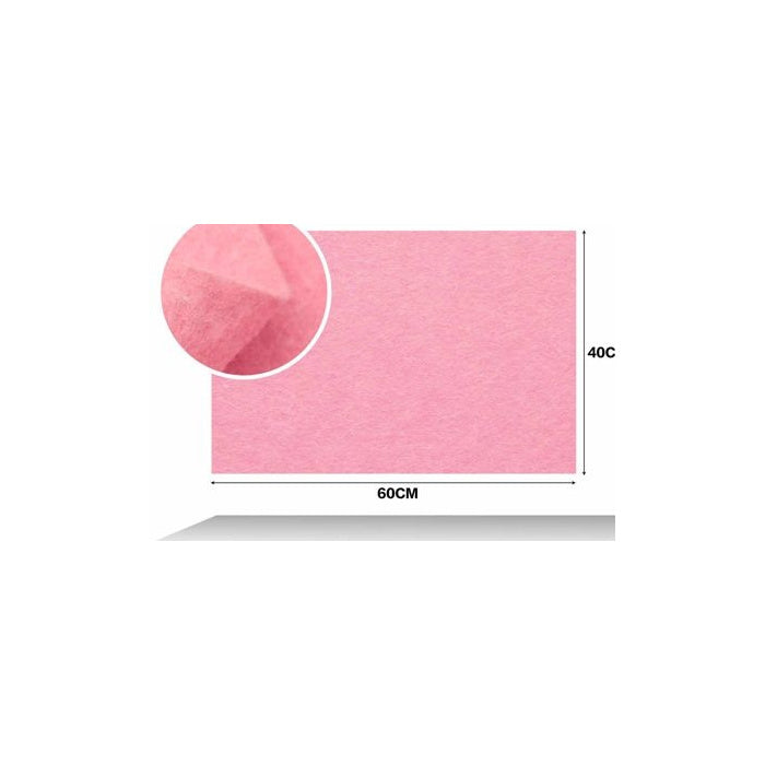 Pink Felt Sheet, 40 × 60 cm, 1 mm thickness