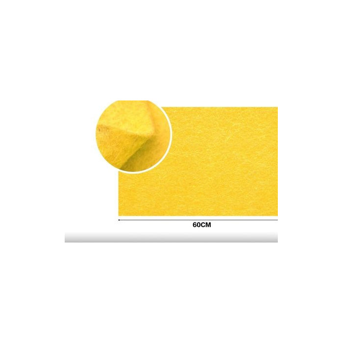 Dark Golden Yellow Felt Sheet, 40 × 60 cm, 1 mm thickness