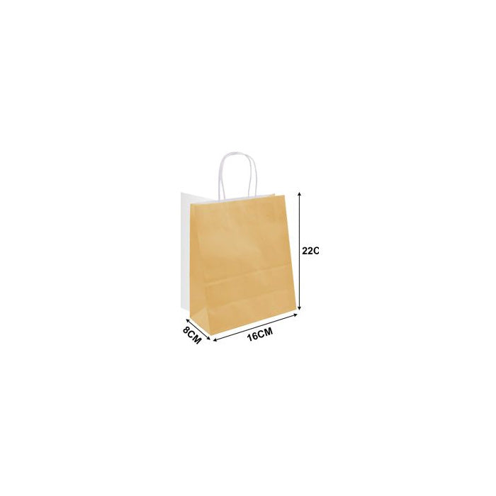 Kraft Paper Gift Bag, 16 × 2 cm