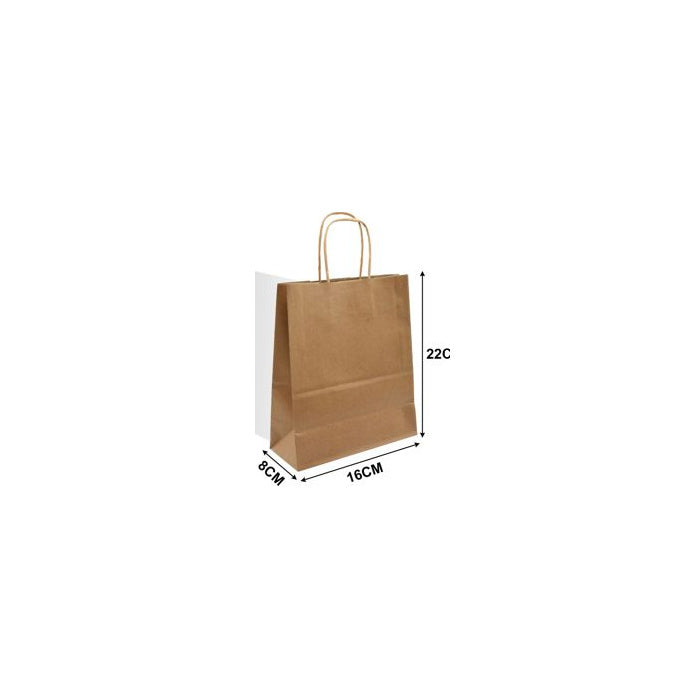 Kraft Paper Gift Bag, 16 × 2 cm