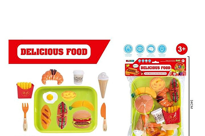 Simulation Fruit & Vegetable Cutting Play House Toy