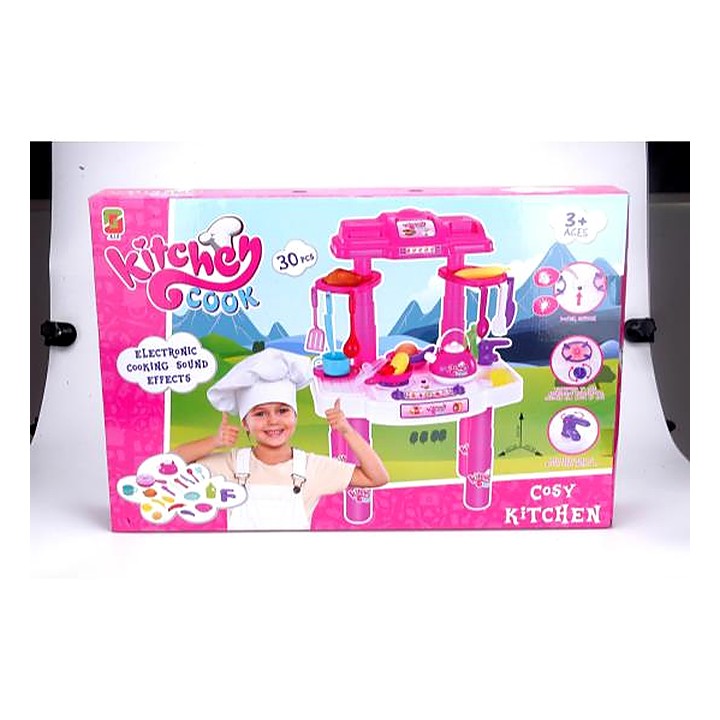 Light & Music Pretend Play Dining Table, Color Box