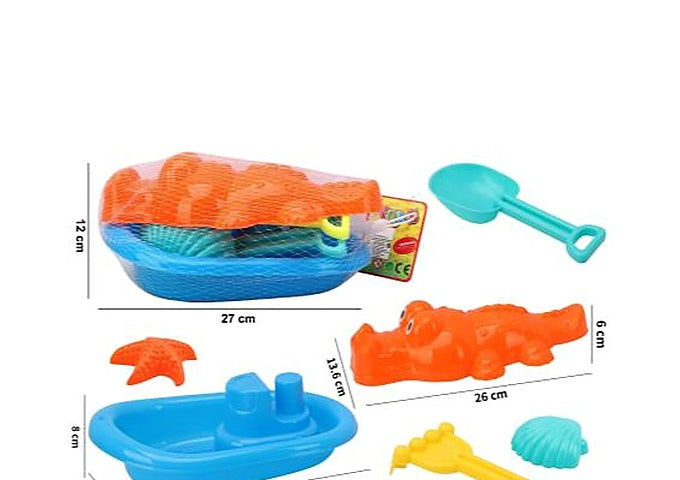 Beach Boat with Crocodile