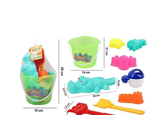 Crocodile Beach Bucket Set