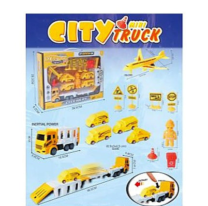 Foldable Friction Catapult Track Car Set