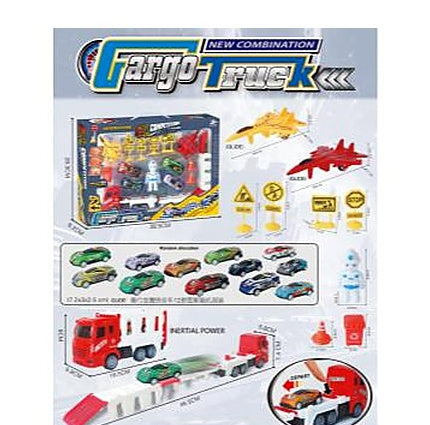 Foldable Friction Catapult Track Car Set