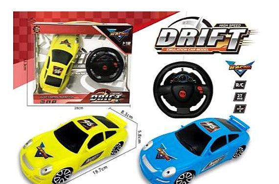 1:18 Steering Wheel 2-Channel Remote Control Porsche Sports Car with Headlights (Racing Version)