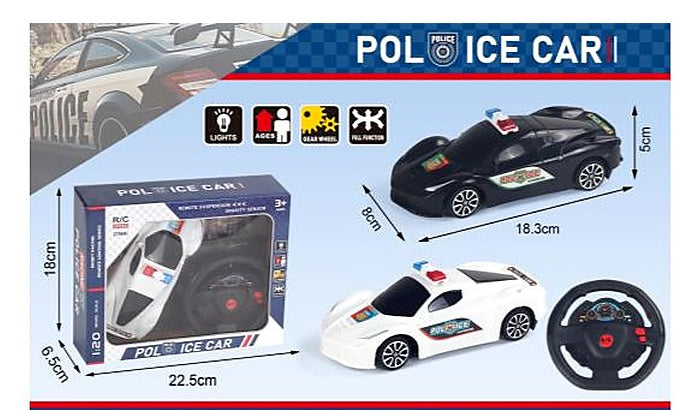 New Steering Wheel 2-Channel Remote Control Police Car