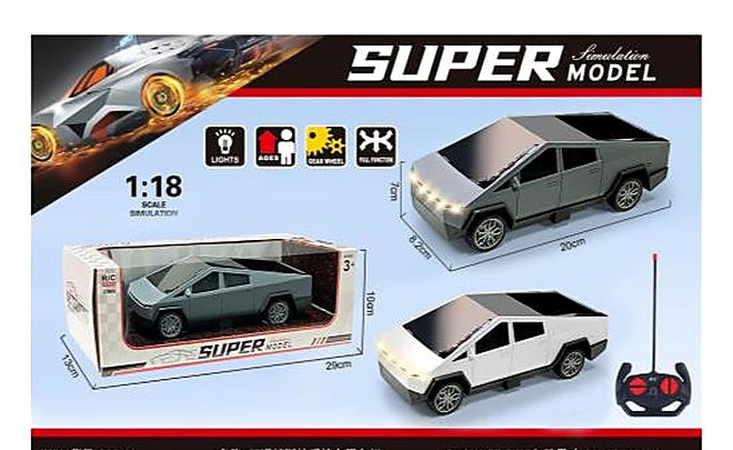 4-Channel Tesla Remote Control Car with Headlights
