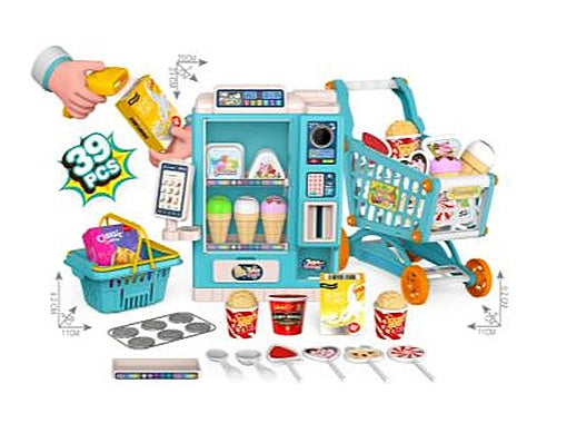 Ice Cream Trolley Vending Machine Play Set
