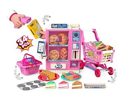 Cake Trolley Vending Machine Play Set