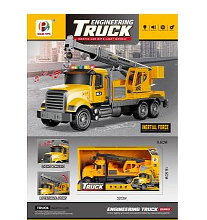 Friction Sound & Light Crane Truck