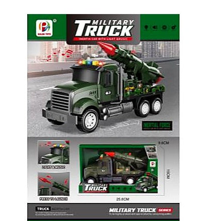 Friction Sound & Light Mini Missile Truck