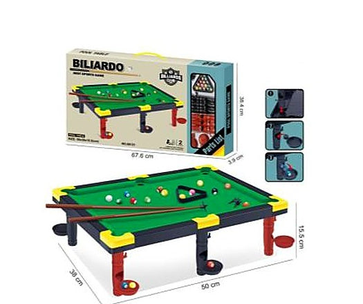 Flocked Billiards Set