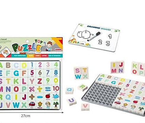 Digital & Alphabet Educational Puzzle Blocks