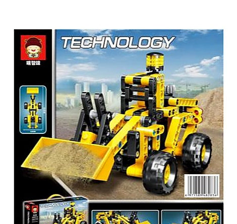 254+PCS Dynamic Technical Heavy Loader Building Blocks
